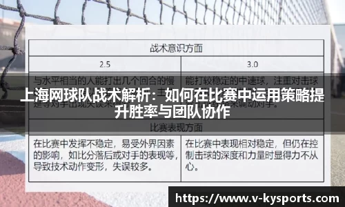 上海网球队战术解析：如何在比赛中运用策略提升胜率与团队协作